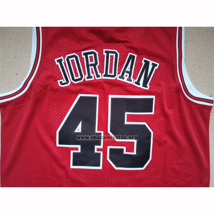 Camiseta Chicago Bulls Michael Jordan NO 23 Mitchell & Ness 1994-95 Rojo